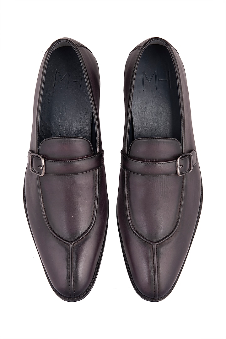Purple Hand Painted Oxford Shoes by Harper Woods at Pernia's Pop Up Shop