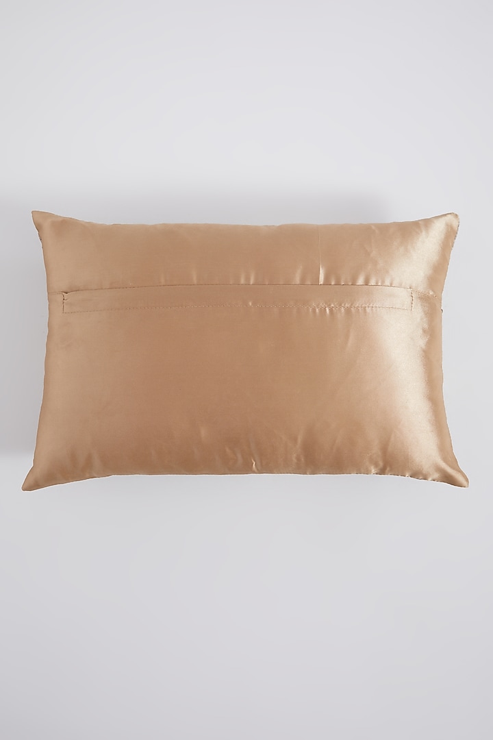 Beige Sequins Cushion Cover (Set of 2) by Home Couture Collective at Pernia's Pop Up Shop