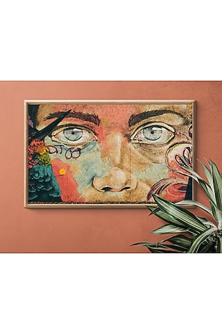 Aurelia Print On Canvas With Glass Top Wall Decor by Home Couture Collective