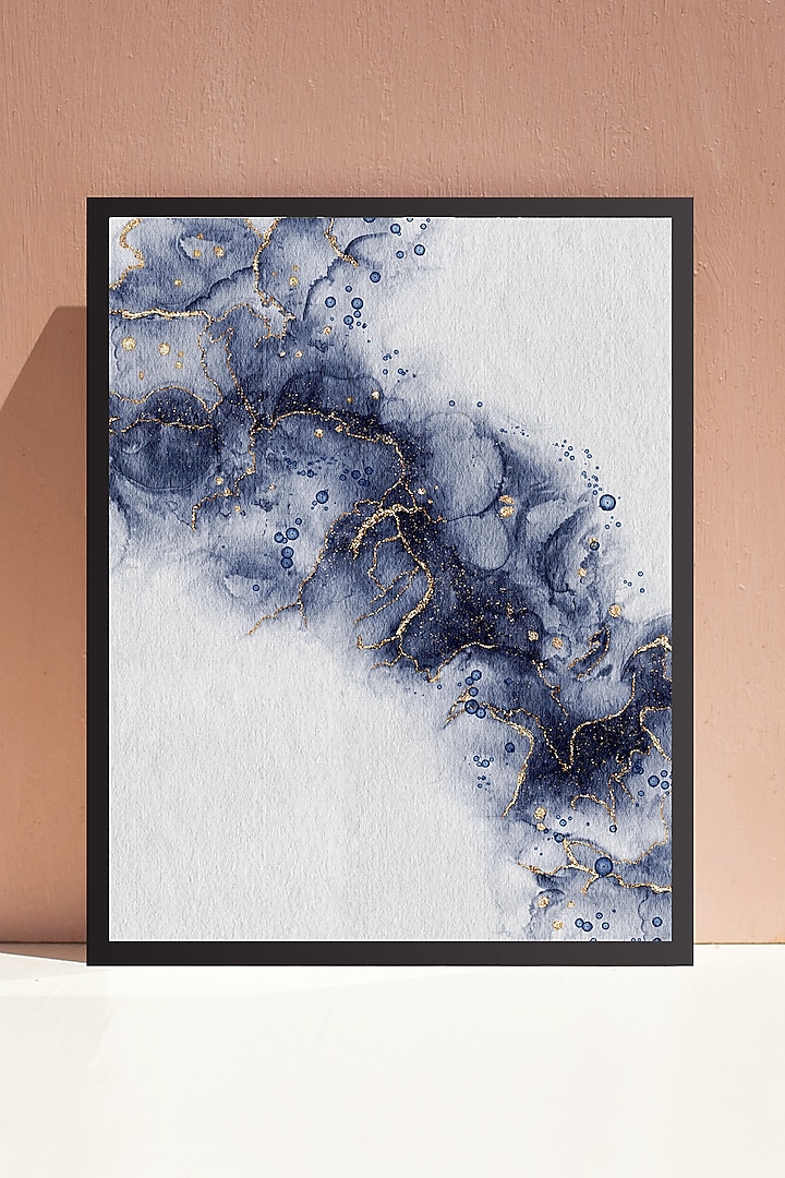 Abstract Print On Canvas With Glass Top Wall Decor by Home Couture Collective