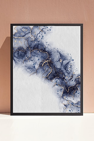 Abstract Print On Canvas With Glass Top Wall Decor by Home Couture Collective