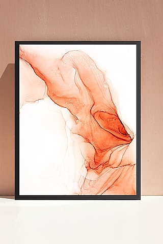 Abstract Print On Canvas With Glass Top Wall Decor by Home Couture Collective