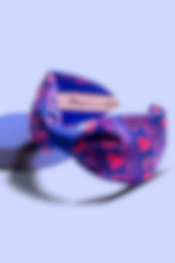 Pink & Blue Disney Mickey Printed Knotted Headband by Hair Drama Company