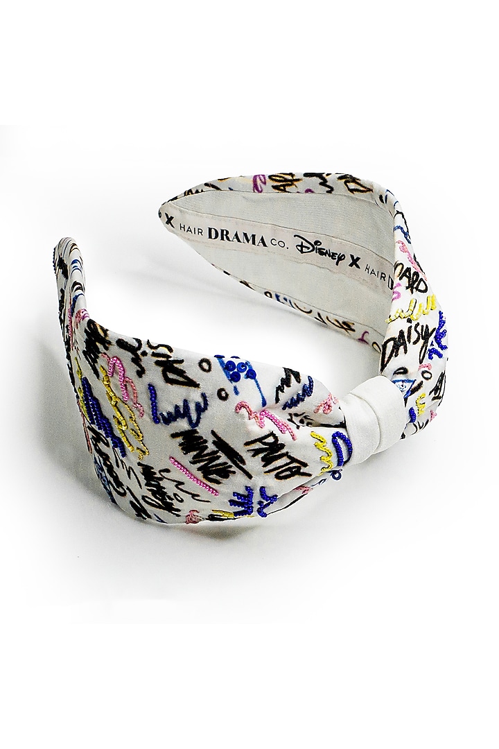 Multi Colored Disney Mickey Printed Knotted Headband by Hair Drama Company