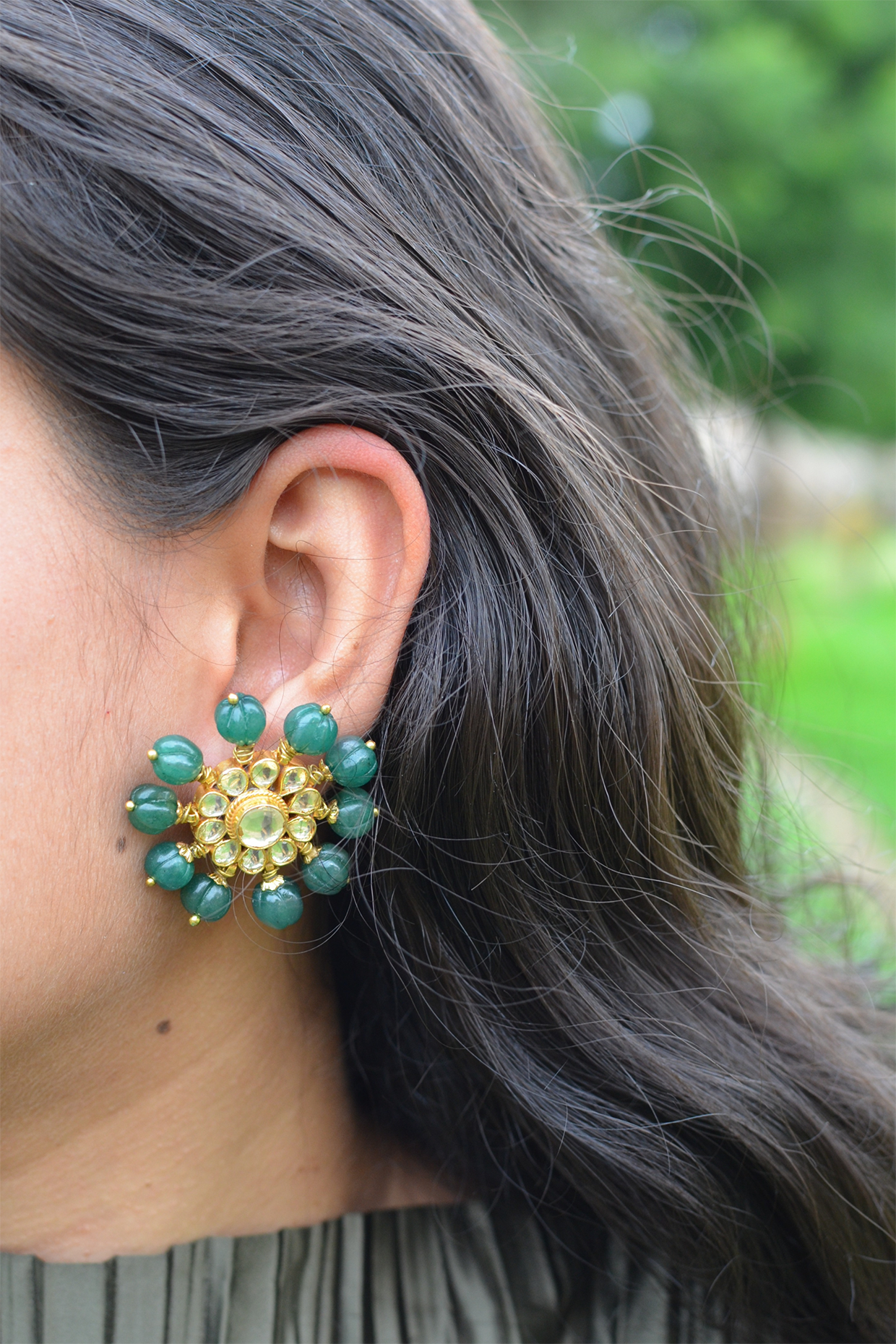 220-Contemporary Seven Stone Diamond Earring Collection | Diamond earrings  design, Gold earrings designs, Gold earrings models