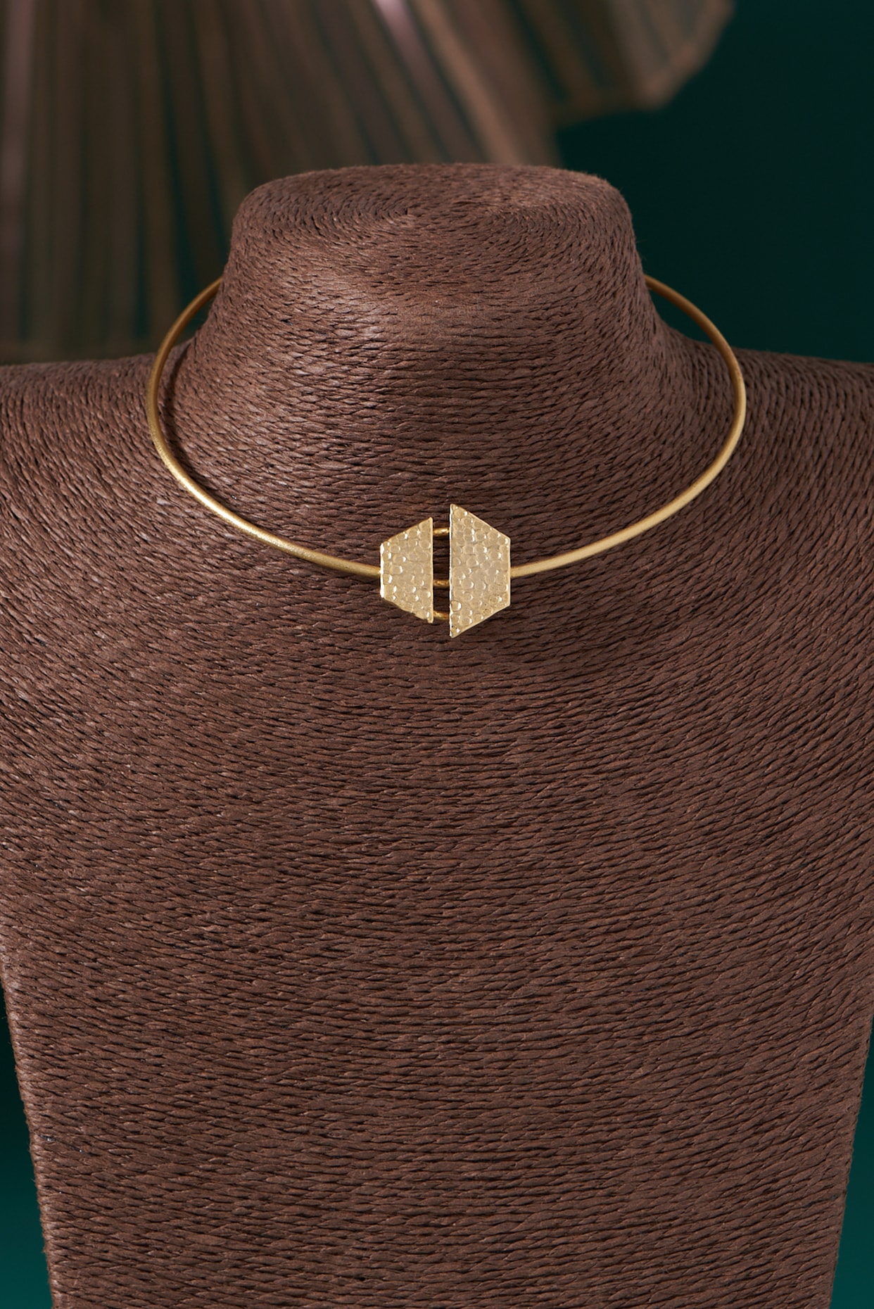 Gold plated store choker design