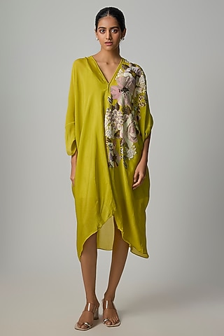 Buy Dark Green Tunic for Women Online from India's Luxury Designers 2026