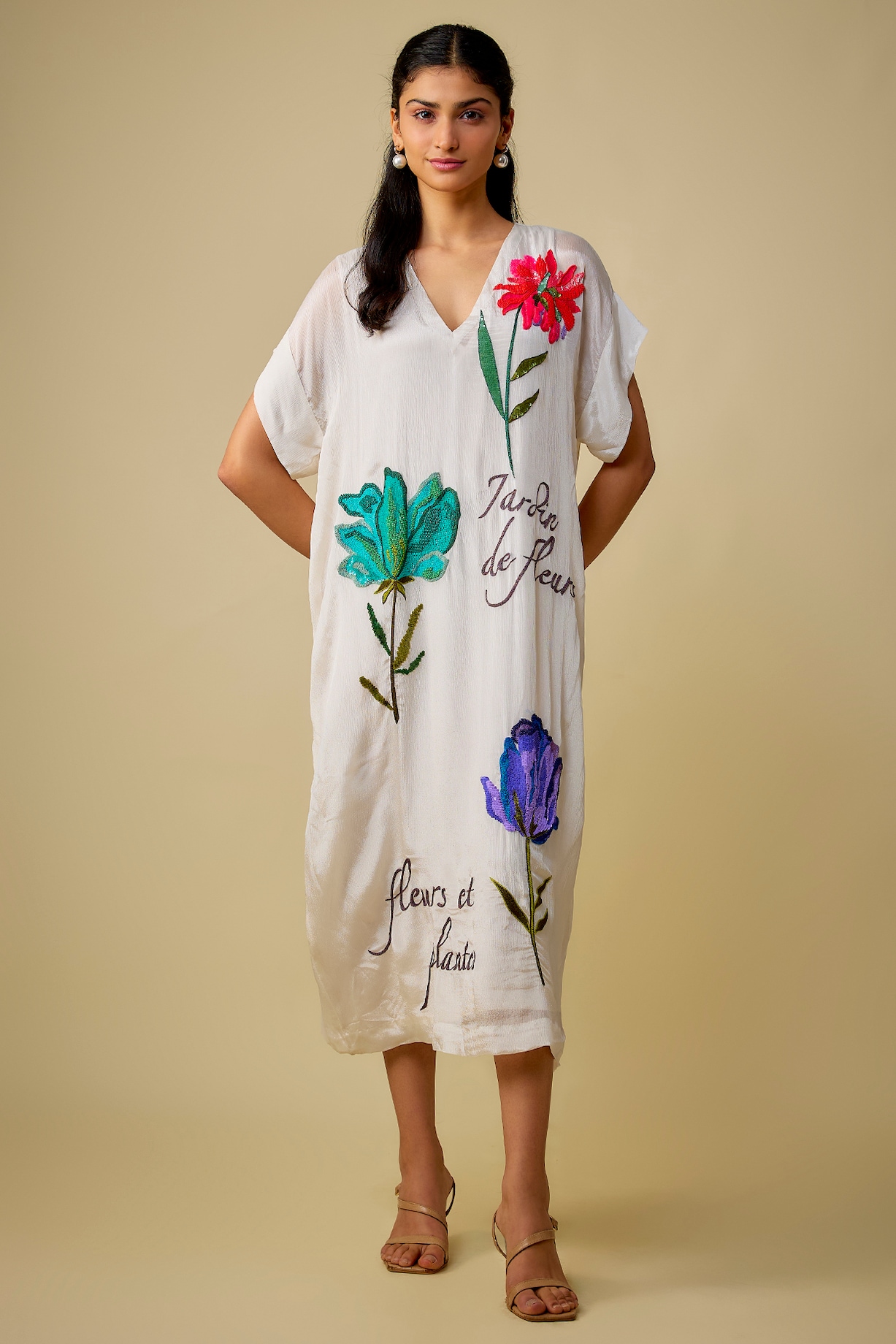 sachin and babi light blue dress Adrianna Papell Women's Embroidered Chiffon Halter Midi Dress In Mint Glass