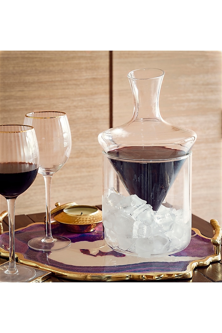 Clear Crystal Wine Decanter by H2H