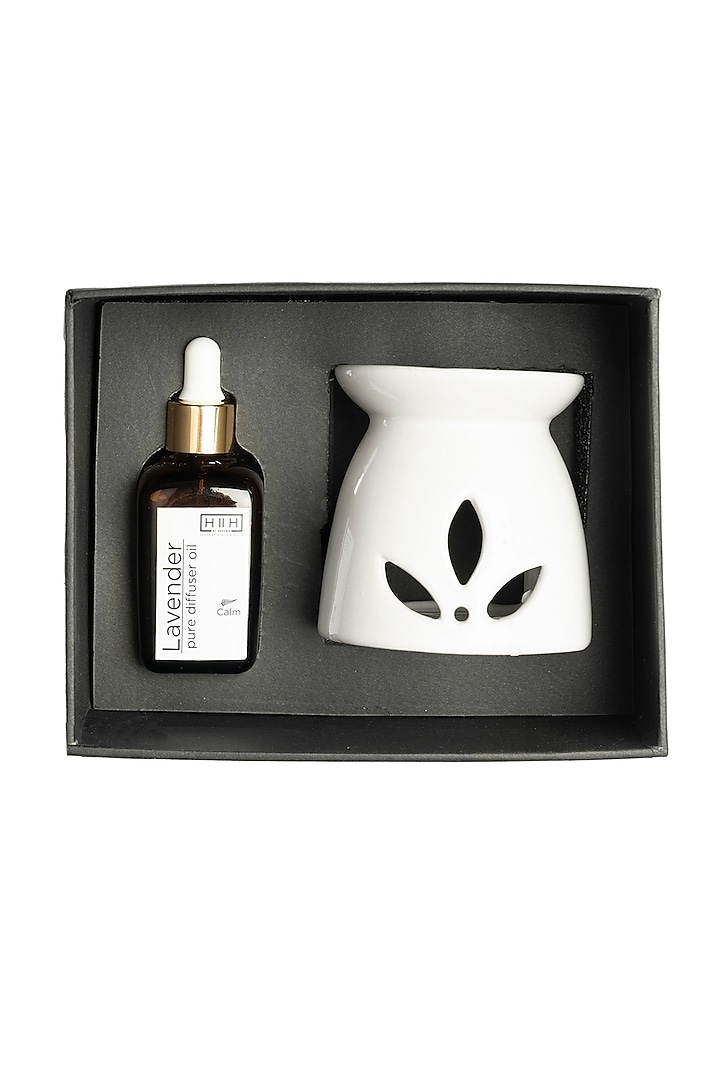 White Diffuser Set In Raw Earth (Set of 3) by H2H at Pernia's Pop Up Shop