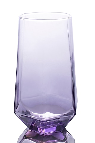 Purple Angular Glass (Set of 4) by H2H