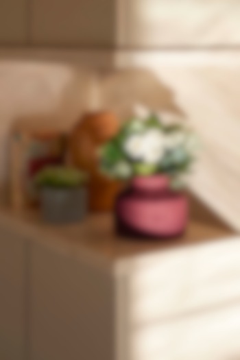 Maroon Ceramic Vase by H2H at Pernia's Pop Up Shop