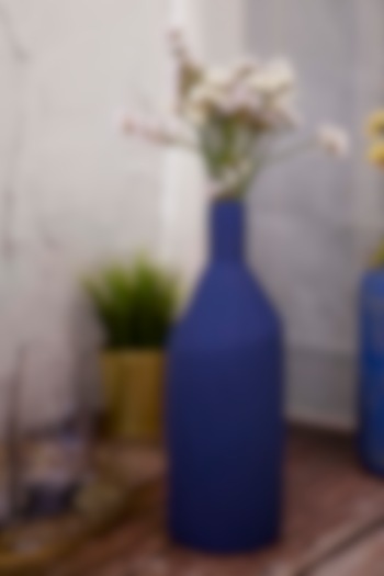 Indigo Ceramic Vase by H2H at Pernia's Pop Up Shop