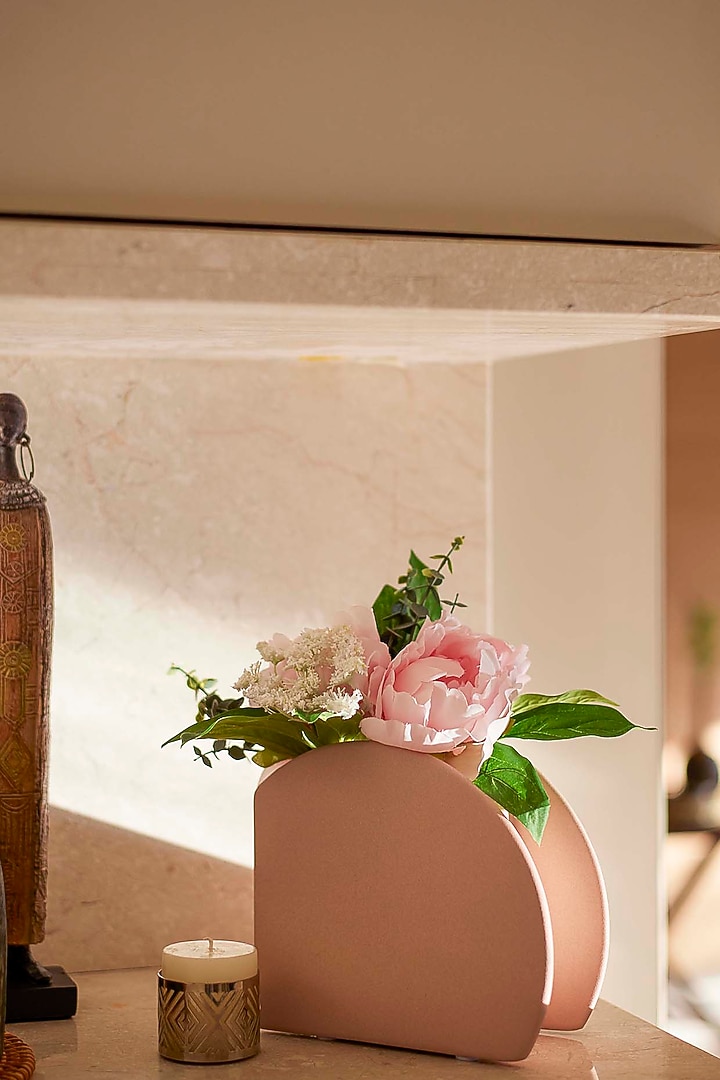 Matte Pink Ceramic Vase by H2H at Pernia's Pop Up Shop