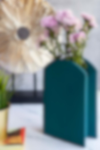 Turquoise Ceramic Vase by H2H at Pernia's Pop Up Shop