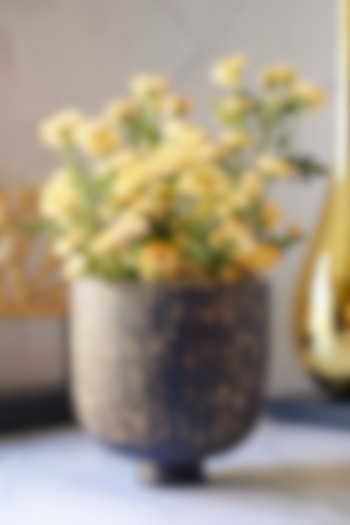 Black Wooden Vase by H2H at Pernia's Pop Up Shop