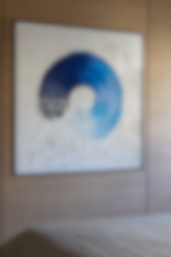 Blue & White Canvas Painting by H2H at Pernia's Pop Up Shop