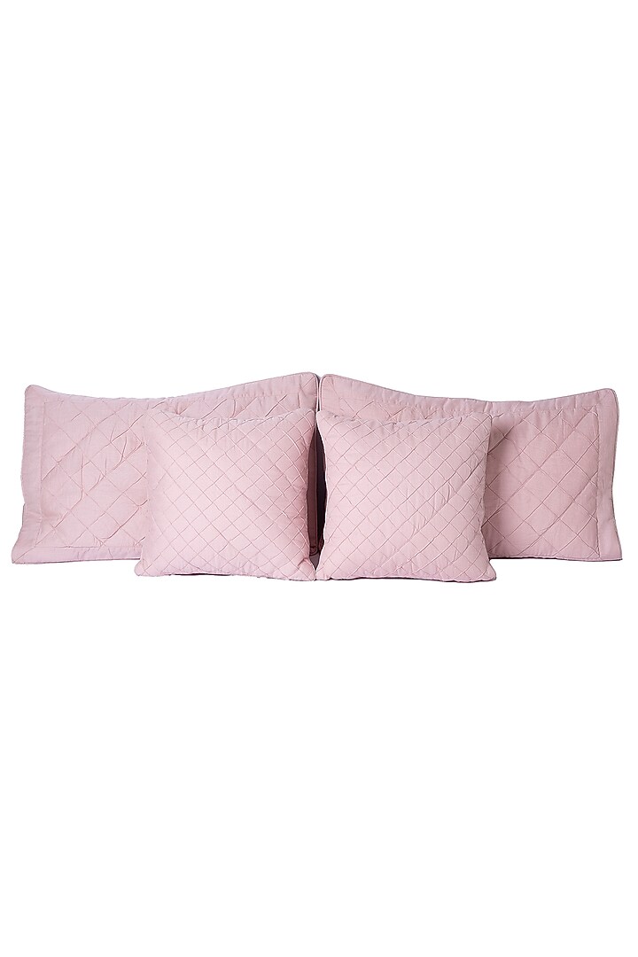 Pink Linen Bedcover Set by H2H at Pernia's Pop Up Shop