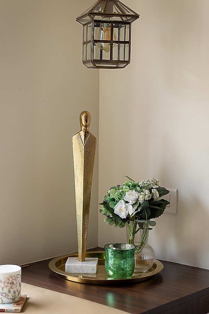 Gold Metal Sculpture by H2H at Pernia's Pop Up Shop