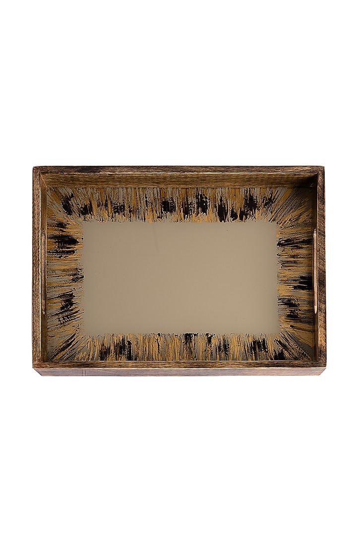 Gold Glass Tray Set by H2H at Pernia's Pop Up Shop