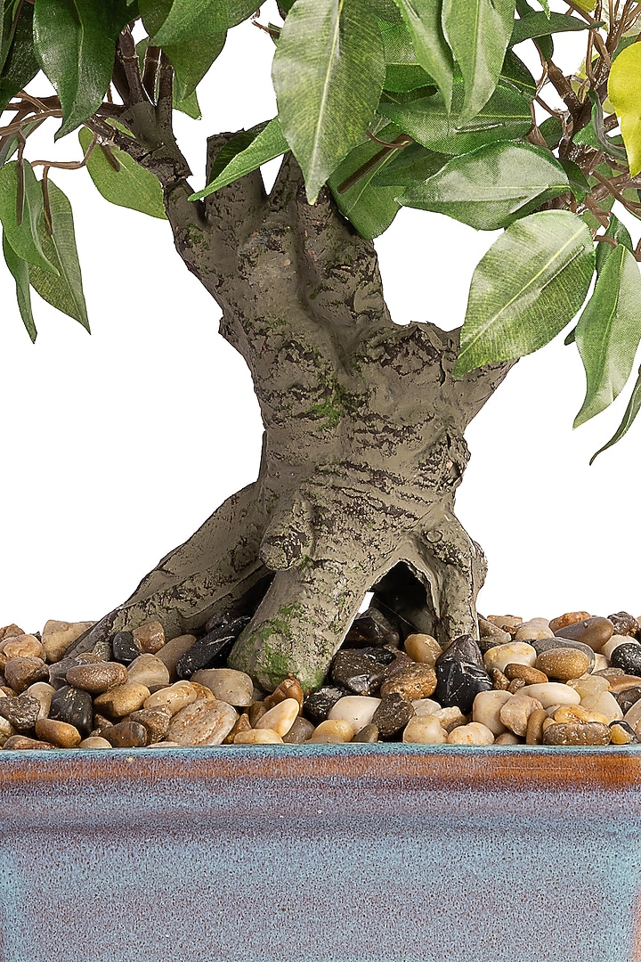 Green Polyester Artificial Broom Succulent Bonsai Plant by H2H at Pernia's Pop Up Shop