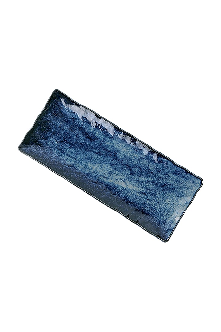 Cobalt Blue Ceramic Mariana Square Platter  by H2H