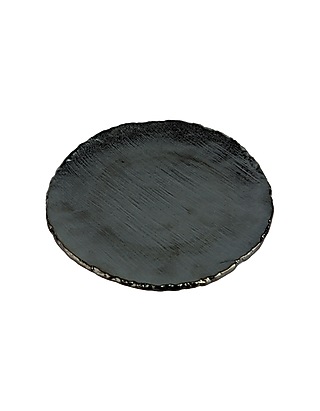 Charcoal Ceramic Flat Plate by H2H