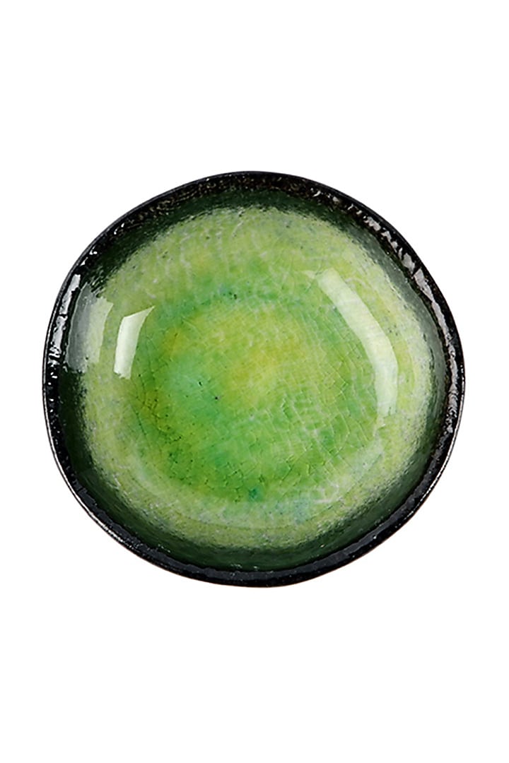 Green Ceramic Mori Bowl by H2H at Pernia's Pop Up Shop