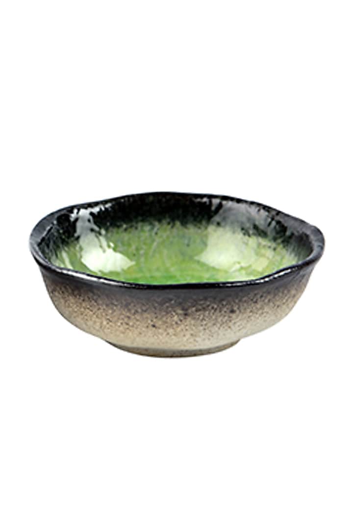 Green Ceramic Mori Bowl by H2H at Pernia's Pop Up Shop