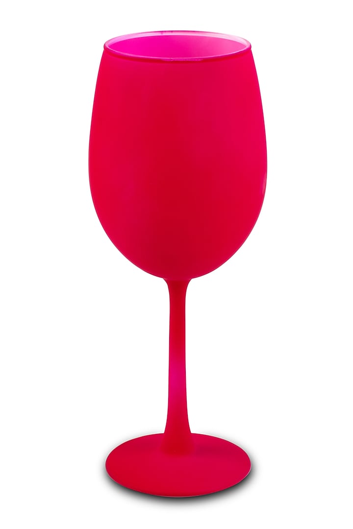 Bright Pink Wine Glasses (Set of 2) by H2H