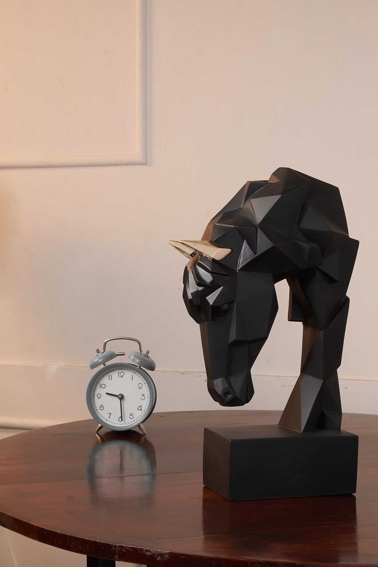 Black Fiber Horse Head Sculpture by H2H at Pernia's Pop Up Shop