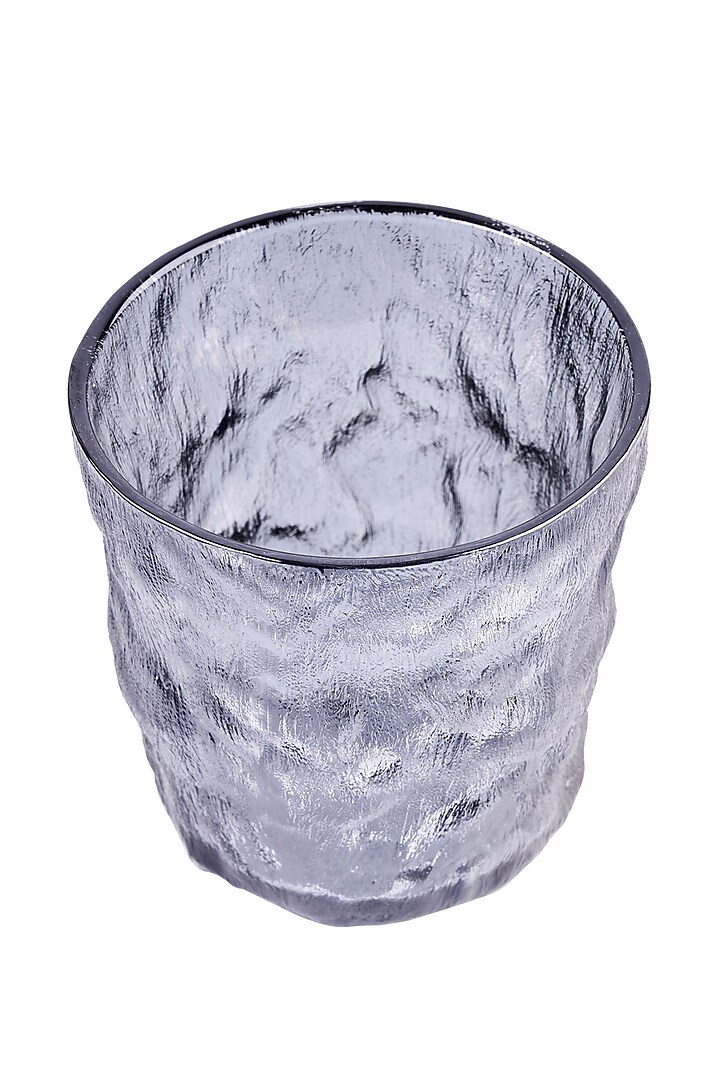 Grey Frost Finished Glasses (Set Of 4) by H2H at Pernia's Pop Up Shop