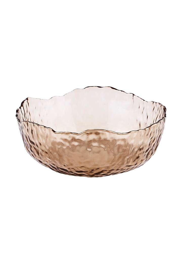 Grey Asymmetric Glass Bowls (Set Of 3) by H2H at Pernia's Pop Up Shop
