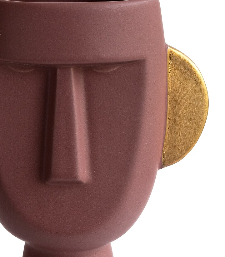 Red Ceramic Man Vase by H2H at Pernia's Pop Up Shop
