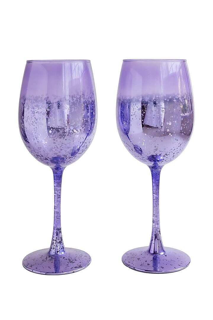 Purple Retro Glasses (Set of 2) by H2H at Pernia's Pop Up Shop
