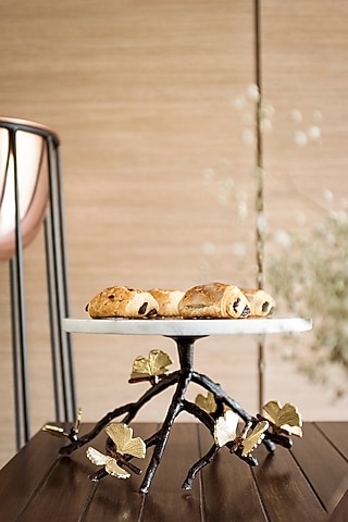 White Marble Cake Stand by H2H