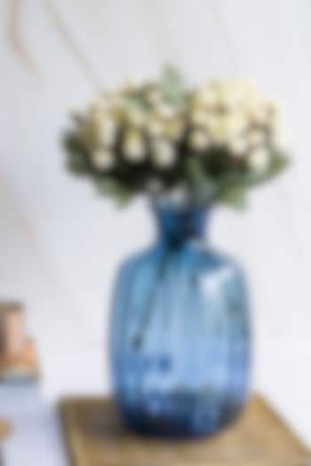 Light Yellow Polyester Artificial Miniature Bud Rose Bunches (Set of 2) by H2H at Pernia's Pop Up Shop