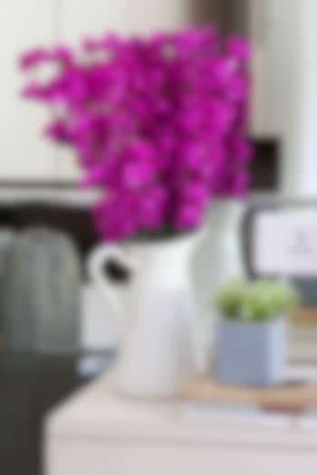 Purple Polyester Artificial Blossom Flower Stems (Set of 2) by H2H at Pernia's Pop Up Shop