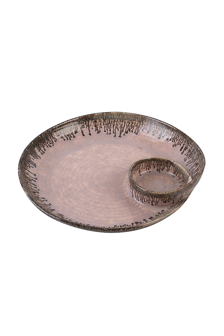 Pink Ceramic Circular Platter by H2H at Pernia's Pop Up Shop