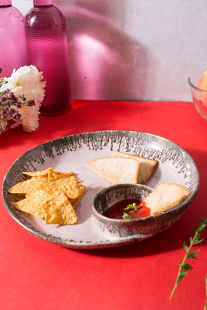 Pink Ceramic Circular Platter by H2H at Pernia's Pop Up Shop