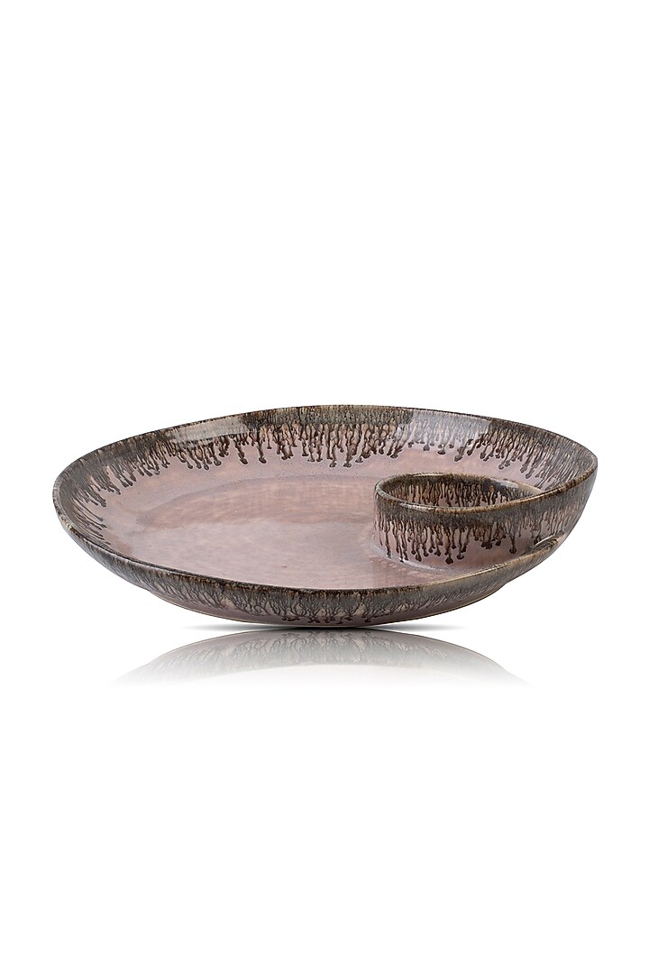 Pink Ceramic Circular Platter by H2H at Pernia's Pop Up Shop