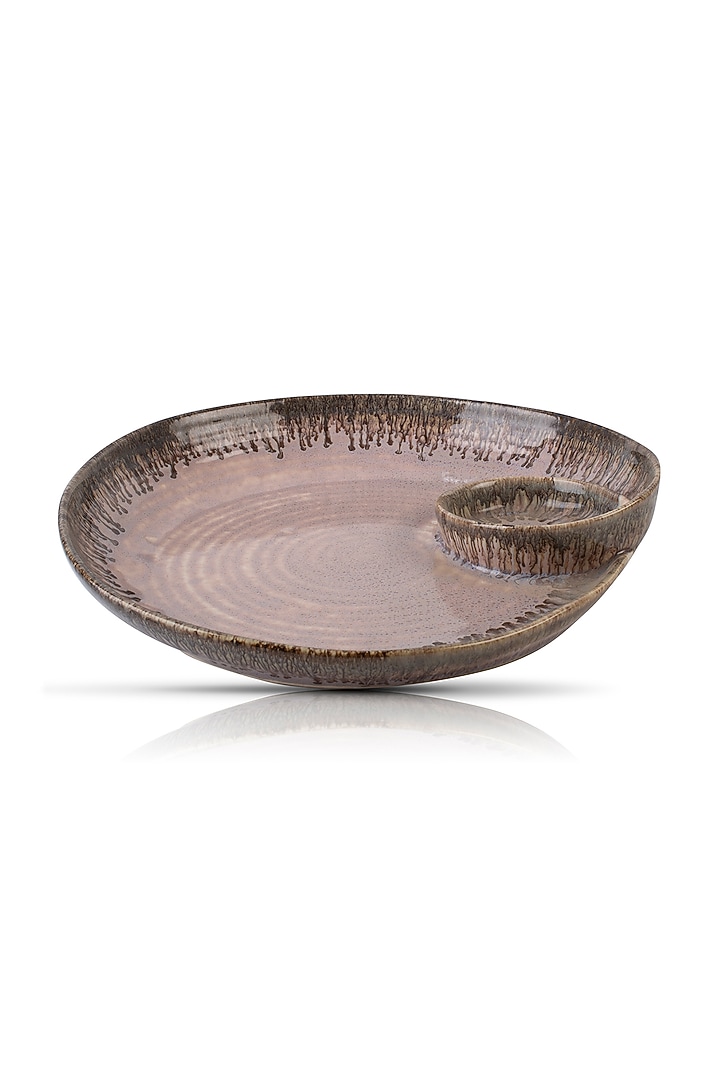 Pink Ceramic Circular Platter by H2H at Pernia's Pop Up Shop