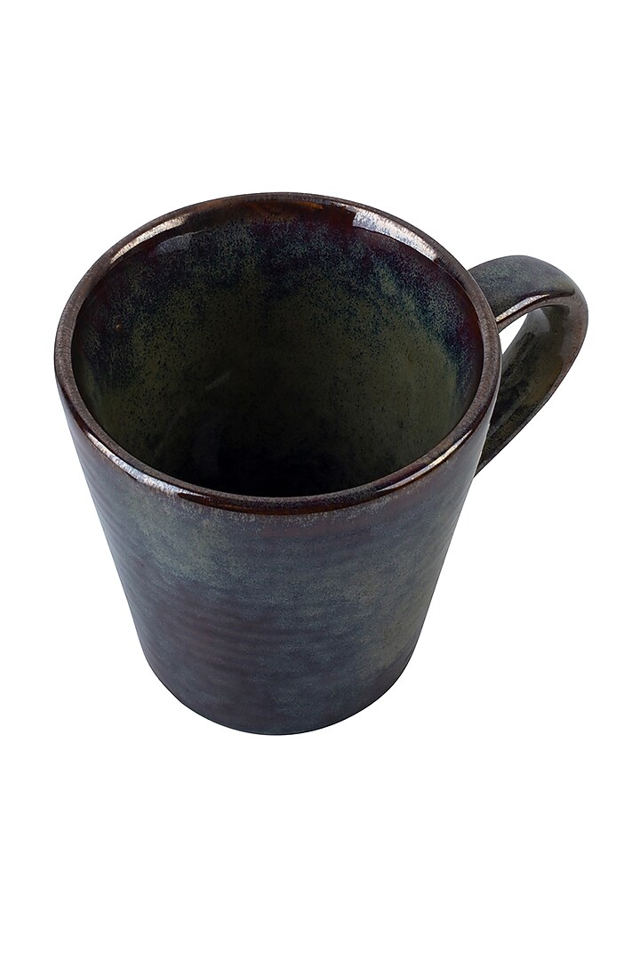 Deep Blue Ceramic Glazed Mugs (Set of 2) by H2H at Pernia's Pop Up Shop