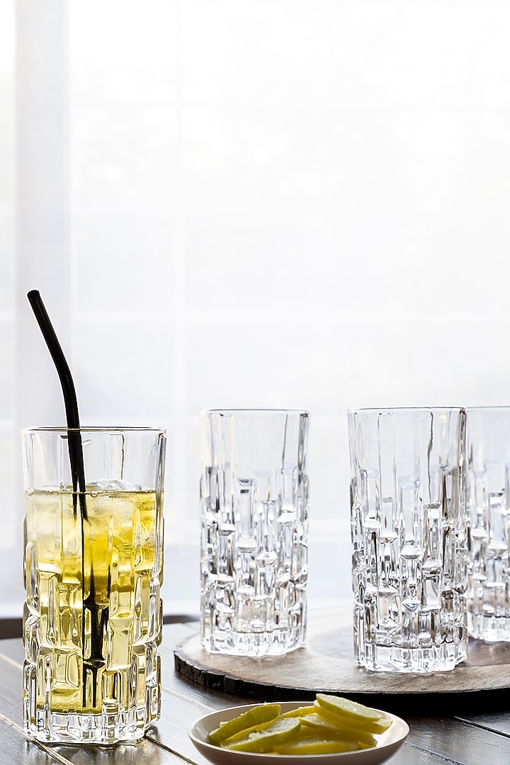 Clear Tall Highball Glasses (Set of 4) Design by H2H at Pernia's Pop Up