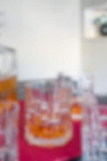 Clear Glass Tumbler Glasses (Set of 4) by H2H at Pernia's Pop Up Shop