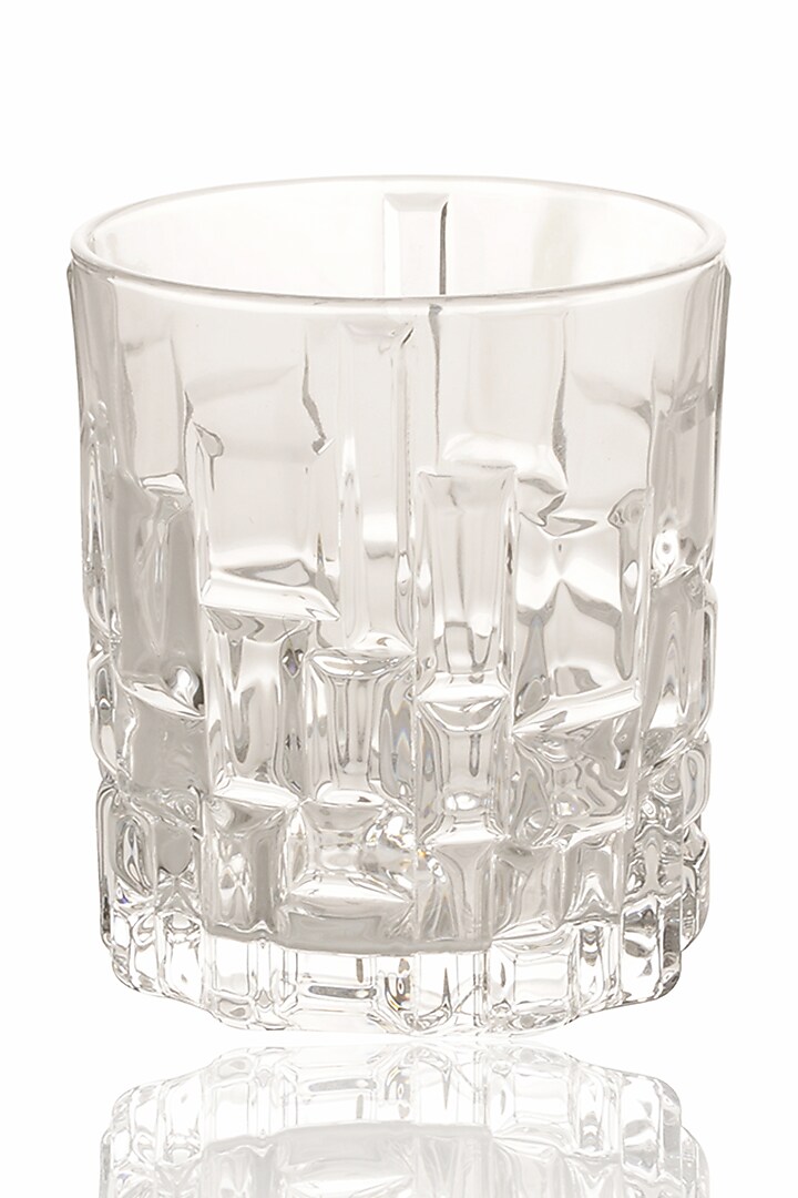 Clear Glass Tumbler Glasses (Set of 4) by H2H at Pernia's Pop Up Shop