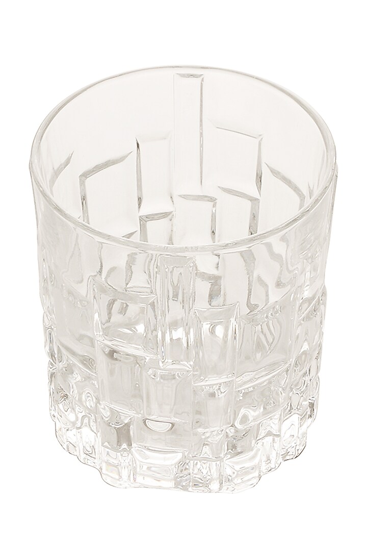 Clear Glass Tumbler Glasses (Set of 4) by H2H at Pernia's Pop Up Shop