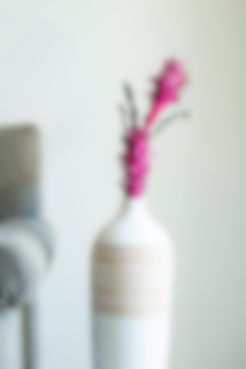 Fuchsia Faux Corn Husk Stalks (Set of 2) by H2H at Pernia's Pop Up Shop