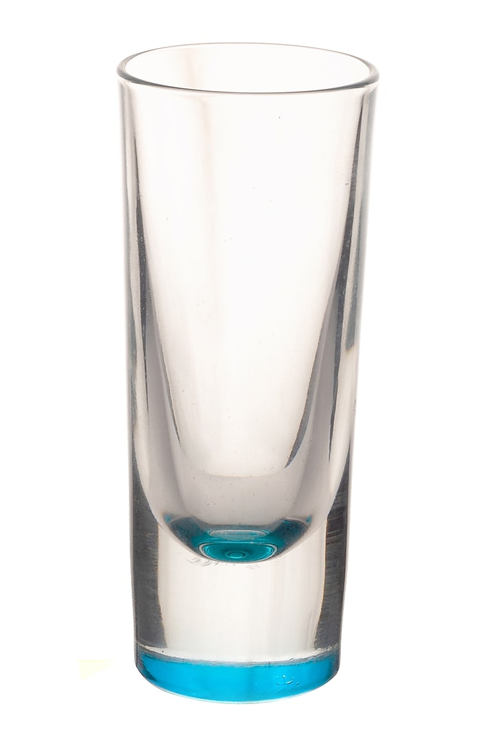 Blue Tinged Tall Narrow Glasses (Set of 4) by H2H at Pernia's Pop Up Shop