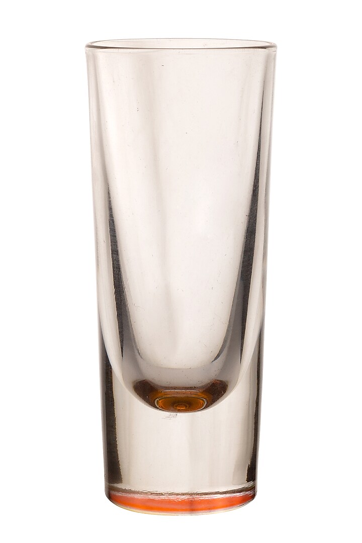 Orange Tinged Tall Narrow Glasses (Set of 4) by H2H at Pernia's Pop Up Shop